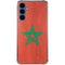 Morocco Flag Distressed Galaxy A35 5G Clear Case